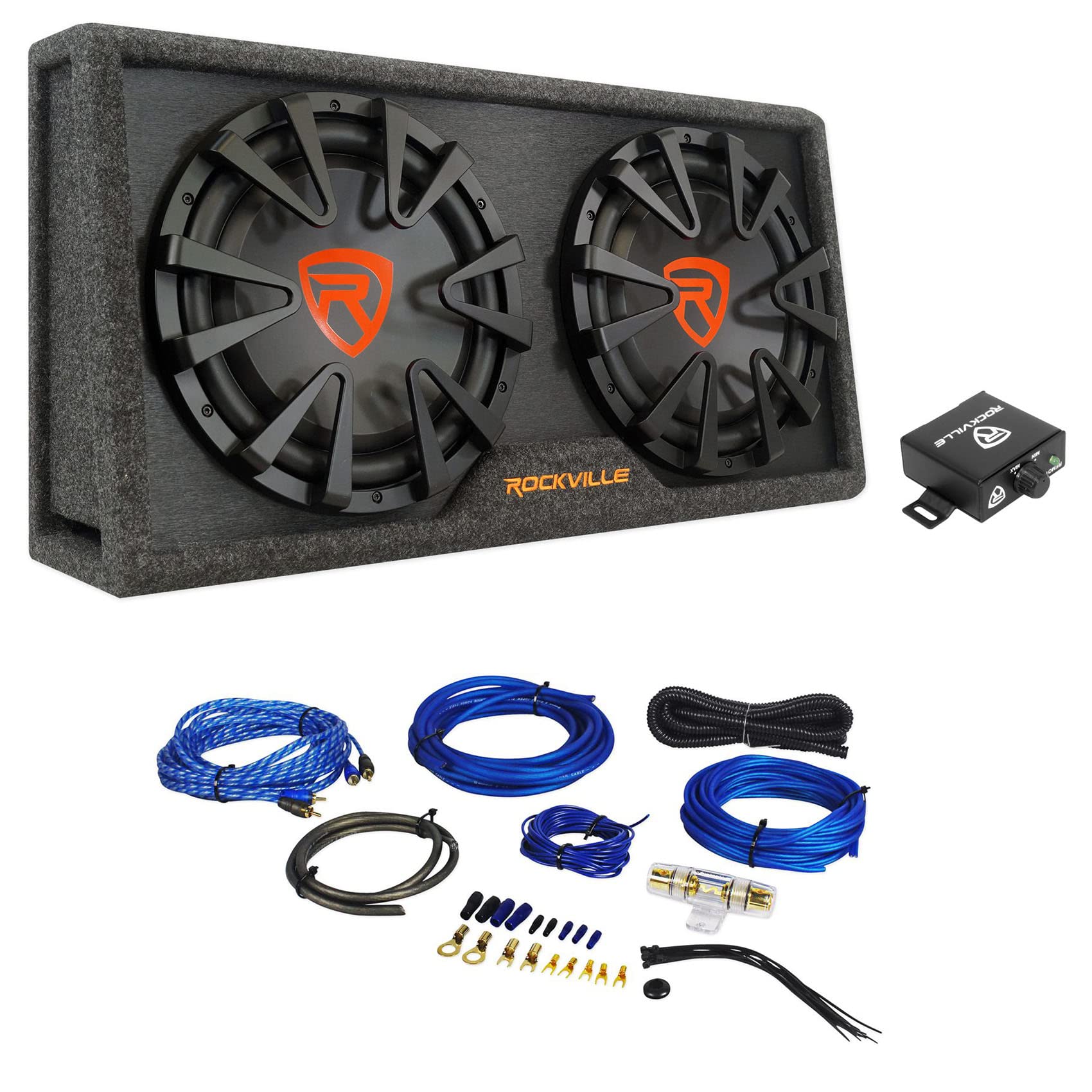 Unsanctioned 未開封　2箱セット Amazon.com: Rockville Car Audio Bundle: RG212CA Dual 12